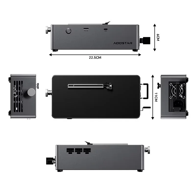 AOOSTAR AG01 AG02, estação de  - Oculink Egpu Dock Graphics Card avaliação e preço